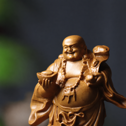 彌勒佛持如意福袋像 商品實拍 3