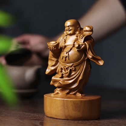 彌勒佛持如意福袋像 商品實拍 4