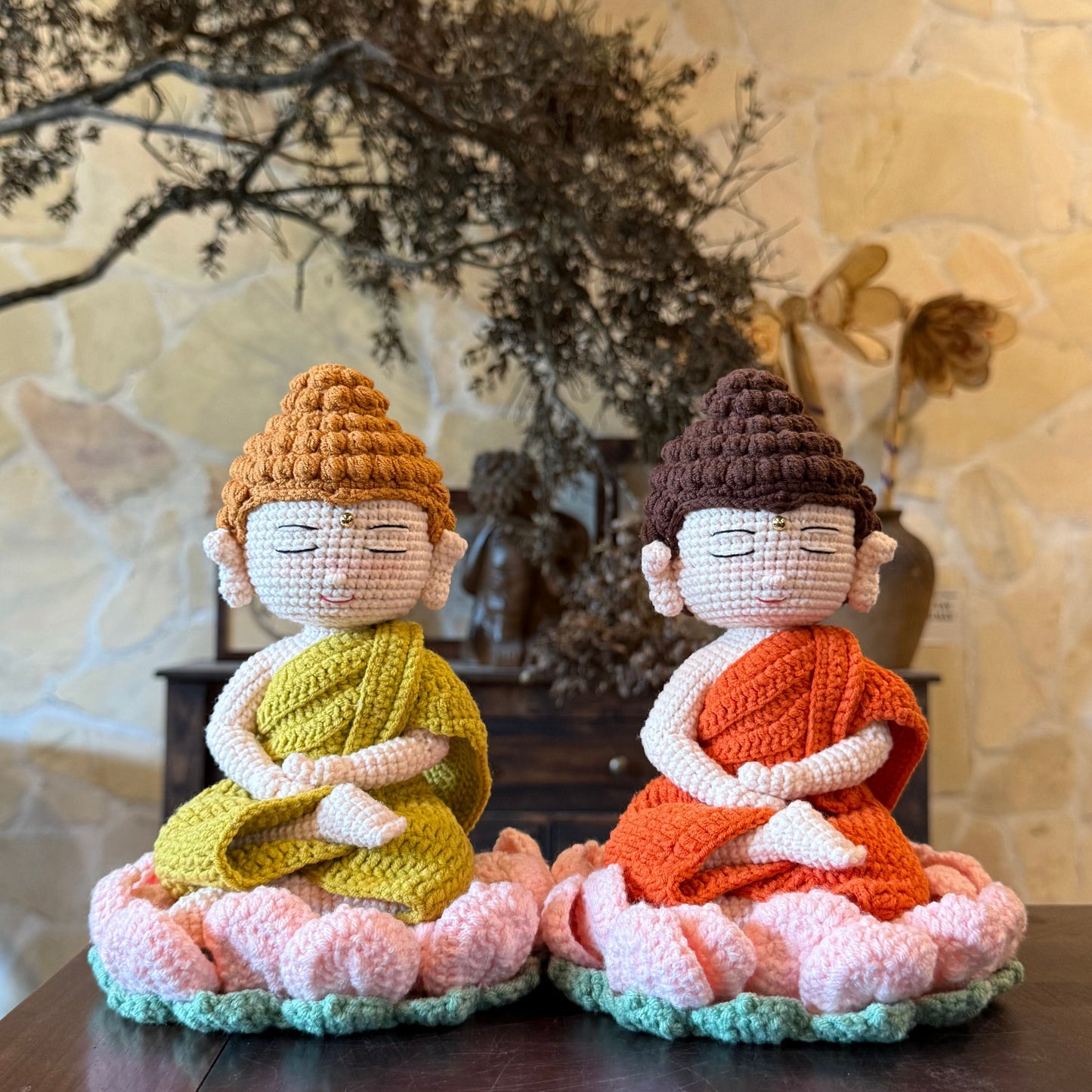 阿彌陀佛手工鉤織擺飾