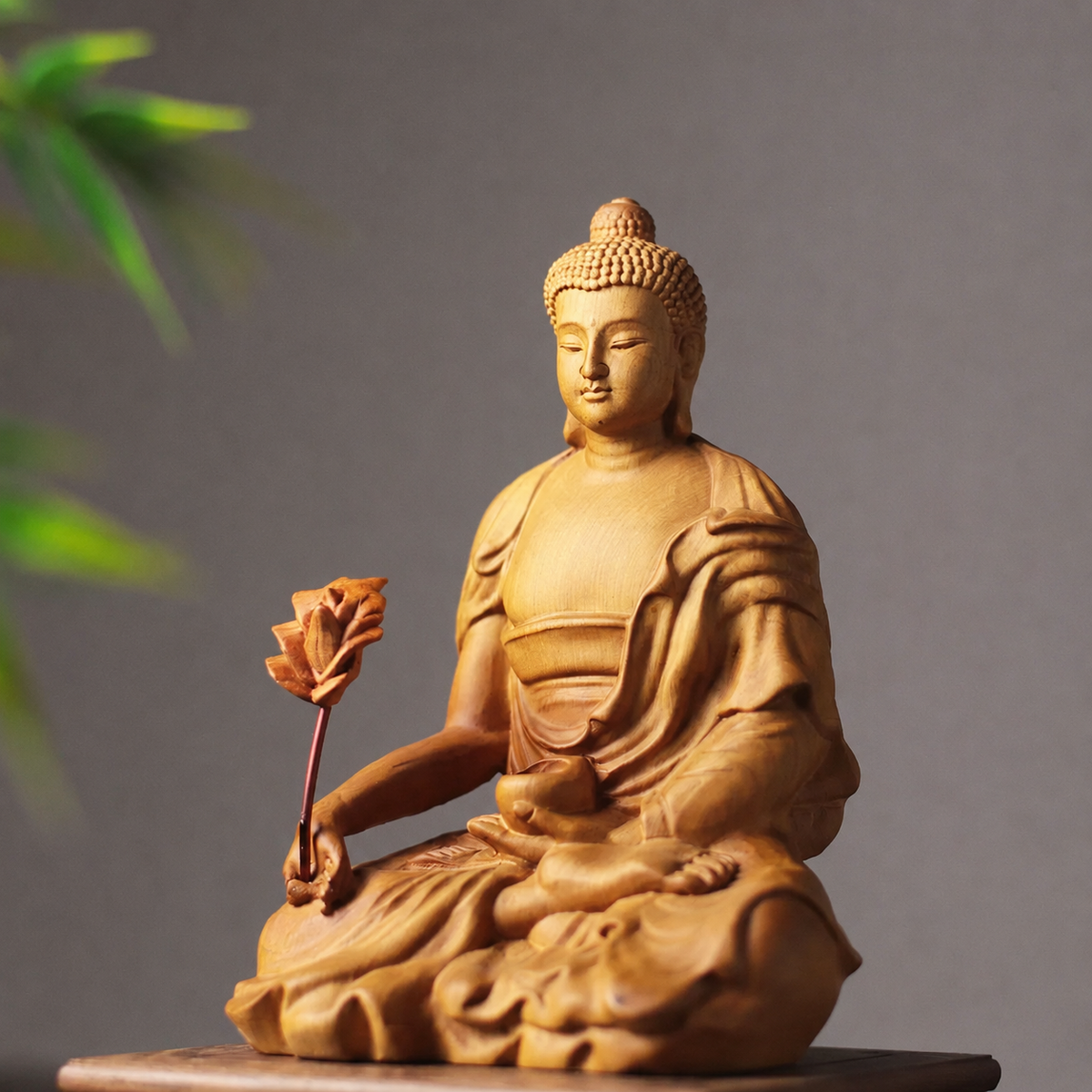 藥師琉璃光如來持藥枝坐像 商品實拍 1