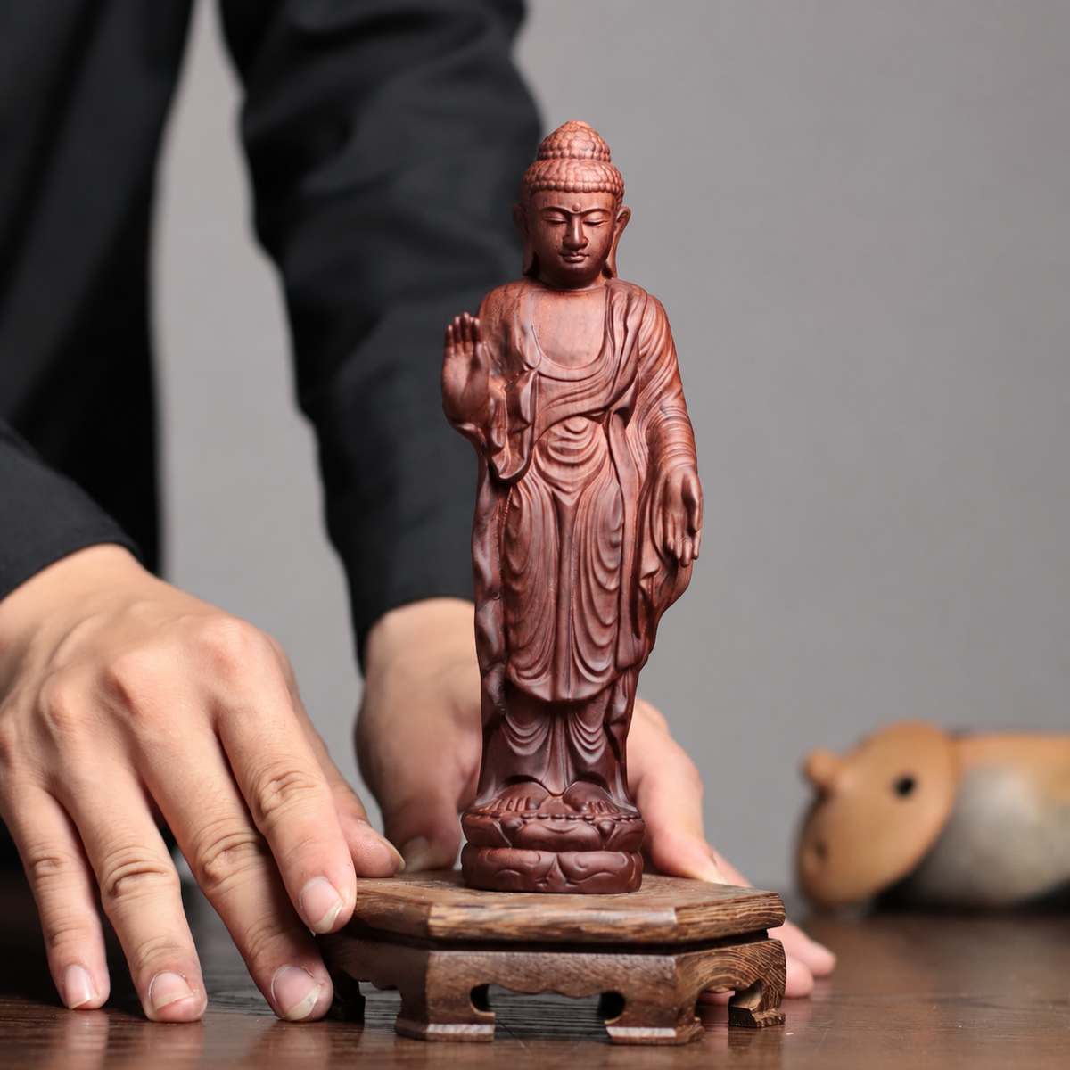 釋迦牟尼佛施無畏與願印立像 商品實拍 2