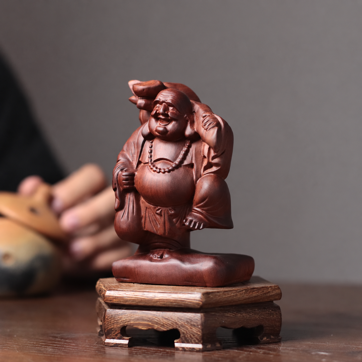 彌勒佛背福袋自在像 商品實拍 4