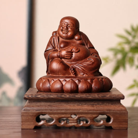 彌勒佛持扇坐像 商品實拍 1