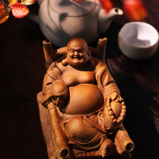 彌勒佛自在臥像 商品實拍 1