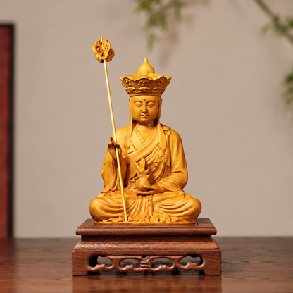 娑婆三聖佛像套組｜天然香柏木雕