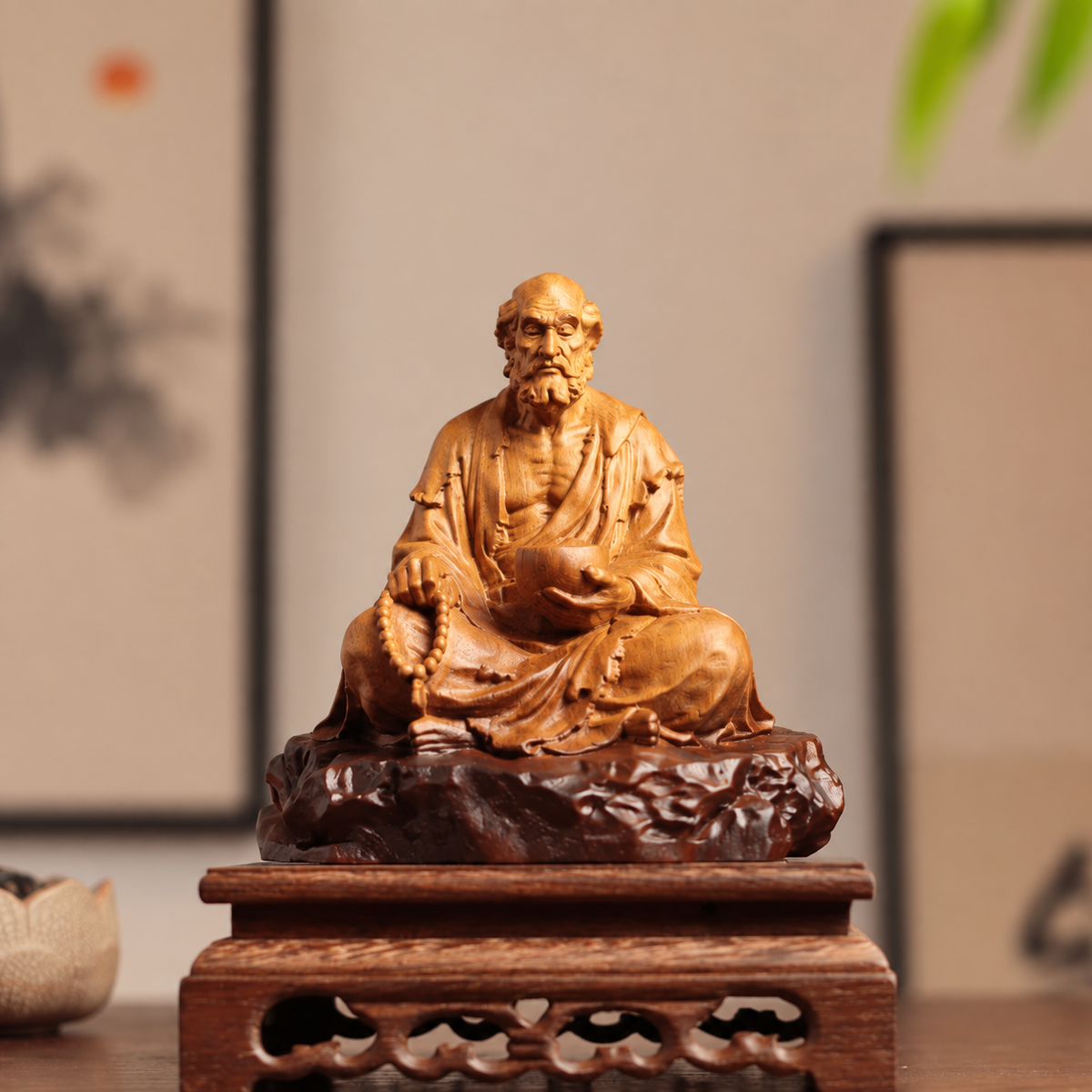 達摩祖師岩座坐像 商品實拍 3