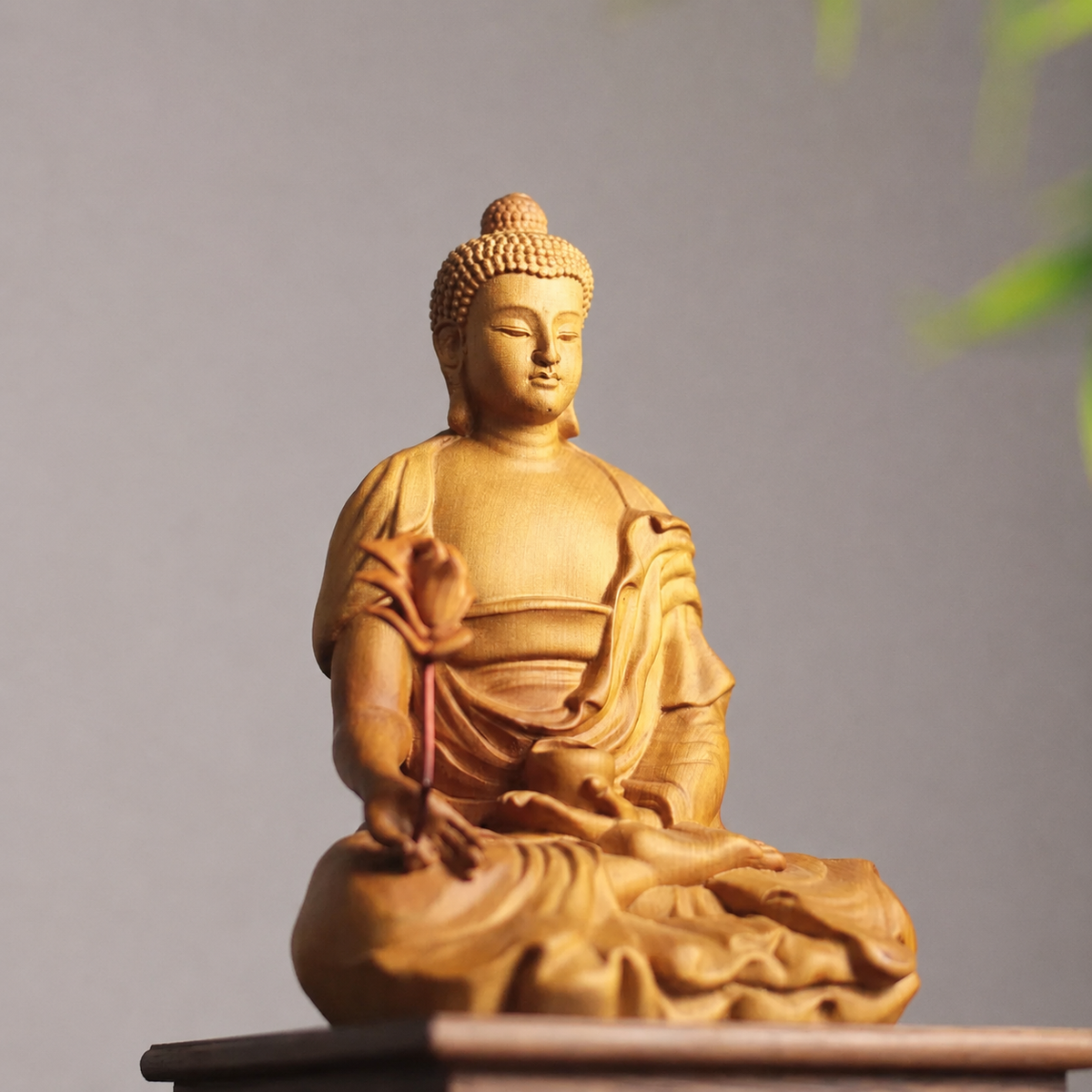 藥師琉璃光如來持藥枝坐像 商品實拍 4