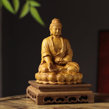 阿彌陀佛持蓮坐像 商品實拍 5
