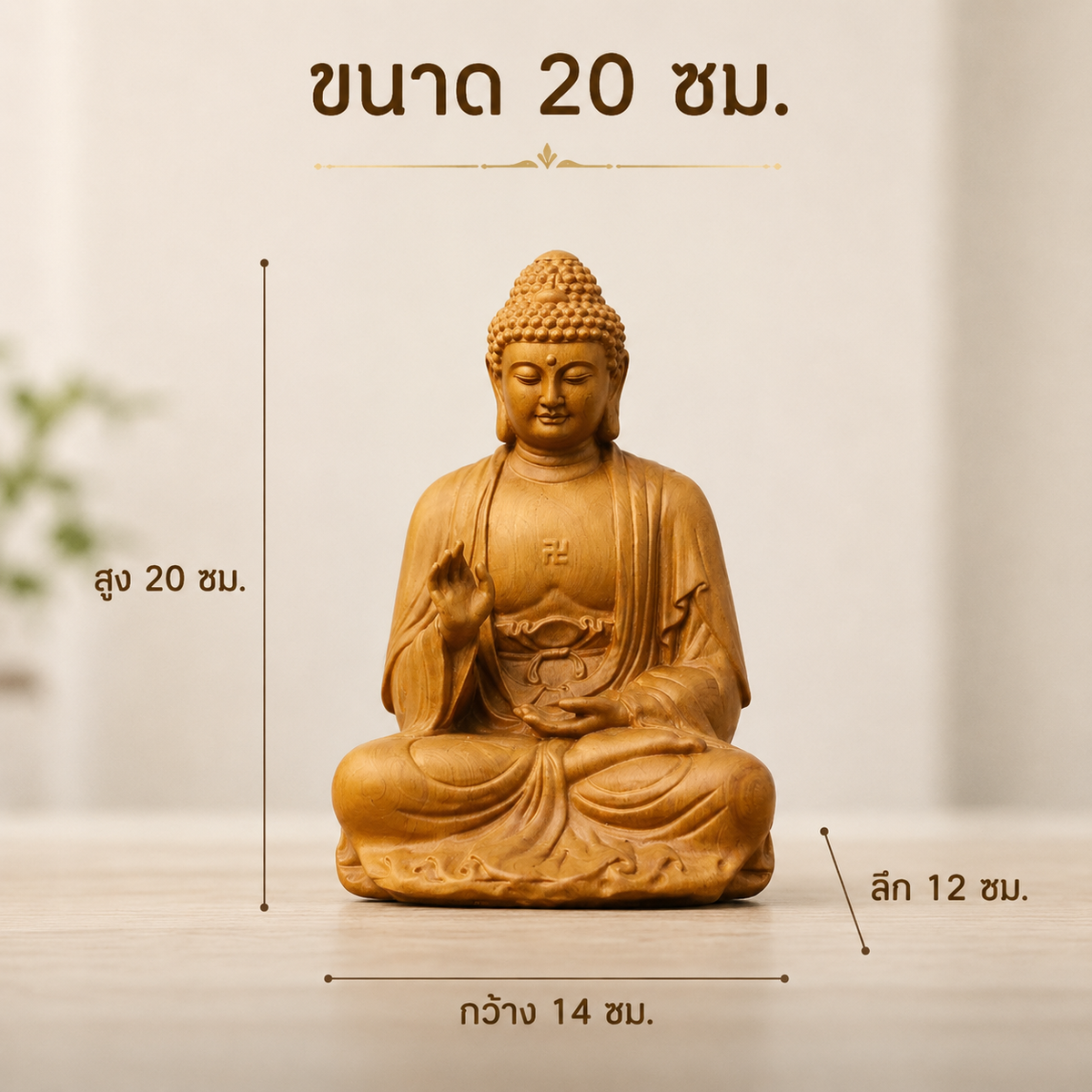 阿彌陀佛接引像・天然香柏木
